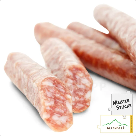 WURZENSTICKS | praktische geräucherte Snackwurst | würzige PREMIUM Würstchen | 6 Stück 7 wurzensticks zoom schnitt alpensepp 2000