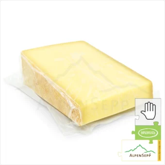 Bergkäse mild | 4 Monate gereift | laktosefreier Heumilch Hartkäse aus Vorarlberg