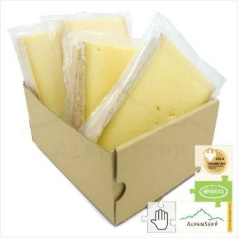 ALPENSEPP 4.0 | mild und würzig Bergkäse Test Aktion - 2 kg