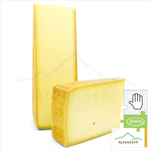 BERGKÄSE würzig | 8 Monate im Keller gereift | Hartkäse Laktosefrei 17 Bergkäse würzig | direkt aus dem Käsekeller | 8 Monate gereift - aromatisch + würzig