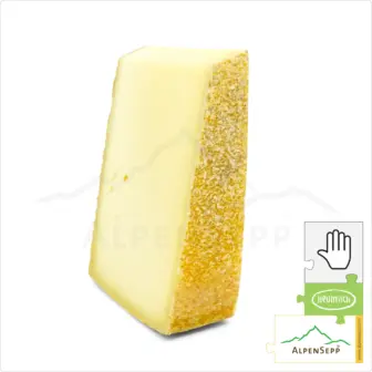 BERGKÄSE würzig | 8 Monate im Keller gereift | Hartkäse Laktosefrei 16 Bergkäse würzig | direkt aus dem Käsekeller | 8 Monate gereift - aromatisch + würzig