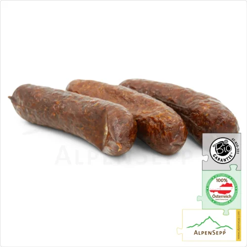 BIO RINDER KAMINWURZEN | Kaminwurz vom Rind | PREMIUM Rohwurst zu 100% aus Rindfleisch gefertigt | 3 Stück - 150 Gramm 2 BIO RINDER KAMINWURZEN | Kaminwurz vom Rind | Rohwurst zu 100% aus Rindfleisch gefertigt