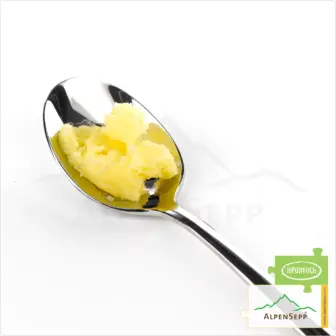 SENNER BUTTERSCHMALZ | Testen + Kennenlernen | laktosefreies Premium Butterreinfett bzw. Ghee | hausgemacht | 50 Gramm aus Heumilch® 7 SENNEREI BUTTERSCHMALZ | Laktosefreies Premium Butterreinfett bzw. Ghee | hausgemacht | 430 Gramm aus Heumilch®