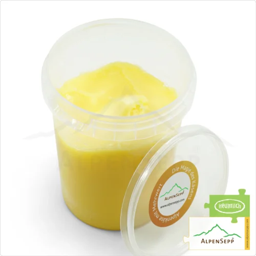 SENNEREI BUTTERSCHMALZ | Laktosefreies Premium Butterreinfett bzw. Ghee | hausgemacht | 430 Gramm aus Heumilch® 7 SENNEREI BUTTERSCHMALZ | Laktosefreies Premium Butterreinfett bzw. Ghee | hausgemacht | 430 Gramm aus Heumilch®