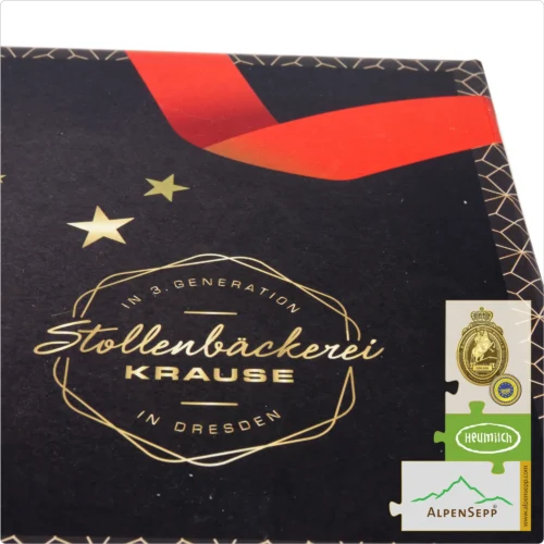 DRESDNER CHRISTSTOLLEN® | Original Weihnachtsstollen aus Dresden mit Zutaten vom AlpenSepp® | 1,5 kg Stollen mit echter Sennereibutter und Butterschmalz aus Heumilch® | Exklusiv auf Vorbestellung 12 DRESDNER CHRISTSTOLLEN® | Original aus Dresden mit Zutaten vom AlpenSepp | 1,5 kg Stollen mit echter Sennereibutter und Butterschmalz aus Heumilch® | Exklusiv auf Vorbestellung