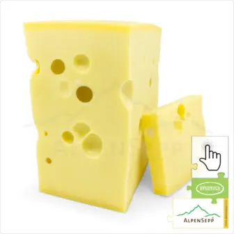 EMMENTALER | 200 Gramm Heumilch Käse - laktosefrei | direkt aus dem Käsekeller | zart schmelzend mit mild-nussigem Charakter | 1-Klick Sofortkauf 8 Emmentaler Käse Sofortkauf | Laktosefreier Hartkäse aus Heumilch | traditionell Hergestellt