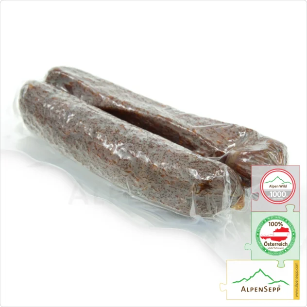 GAMSWURZEN | Rohwurst von der Gams | PREMIUM Wurst vom Gamswild