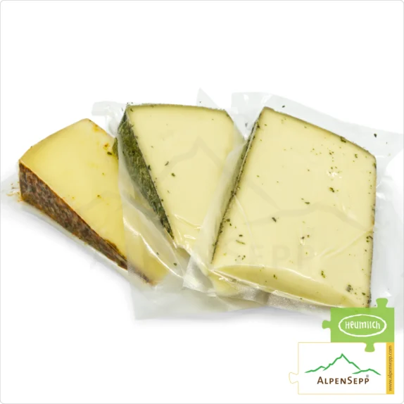 KÄSE GESCHENKBOX » ALPENGRUSS « | 2,5 kg pure Gaumenschmeichelei mit Heumilch® Alpenkäse zum Schenken 10 Käse Geschenkbox 'Alpengruss' | 2,5 kg sprichwörtlicher Gaumensex mit Heumilch® Alpenkäse zum Schenken