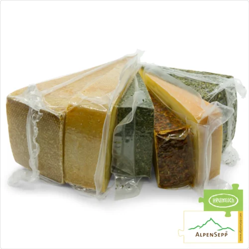 KÄSE GESCHENKBOX » EDELWEISS « | 2,5 kg sprichwörtlicher Gaumensex mit Heumilch® Alpenkäse zum Schenken 8 KÄSE GESCHENKBOX 'Edelweiss' | 2,5 kg pure Gaumenschmeichelei mit Heumilch® Alpenkäse zum Schenken