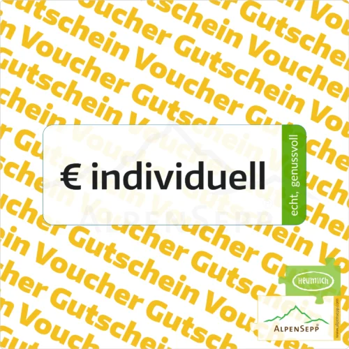 GUTSCHEIN | mit beliebigem Betrag 1 Gutscheine | mit beliebigem Betrag