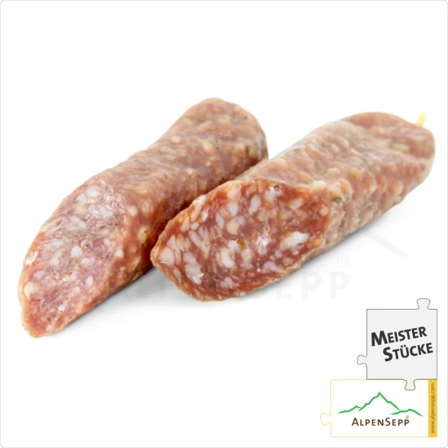 HIRSCHWURZEN | geräucherte Kaminwurzen mit Hirschfleisch | mild-würzige PREMIUM Wurstsorte | 3 Stück