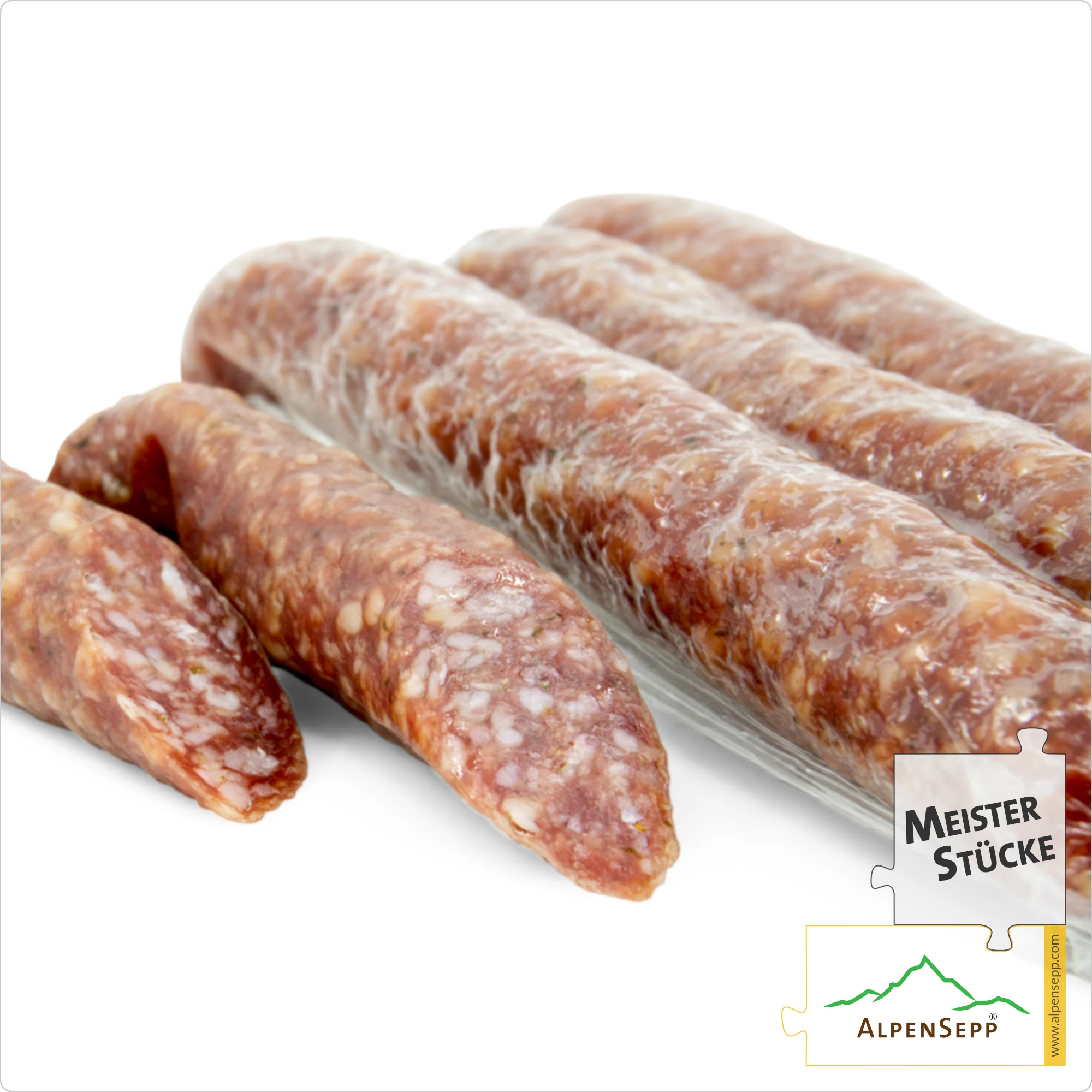 HIRSCHWURZEN | geräucherte Kaminwurzen mit Hirschfleisch | mild-würzige PREMIUM Wurstsorte | 3 Stück