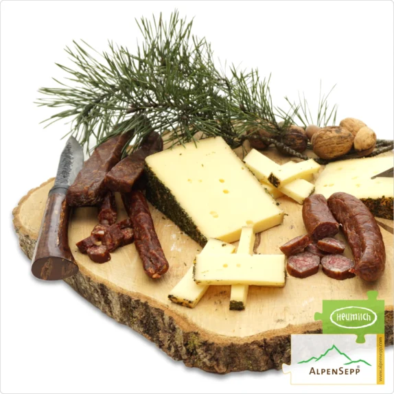JAUSEN SNACK klein | Jausenplatte unserer Alpen | Käse & Wurst Box 7 JAUSEN SNACK klein | JAUSENPLATTE unserer Alpen | Käse & Wurst Box