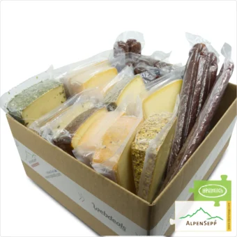 JAUSEN SNACK standard | JAUSENPLATTE unserer Alpen | Käse & Wurst Box