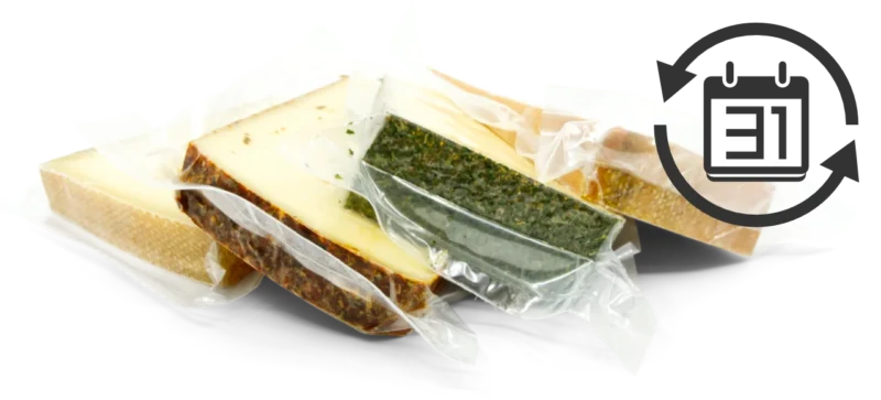 ALPENKÄSE Abonnement 1 kg mit abwechselnden Schnittkäse Käsesorten | Zufallsabo mit flexibler Laufzeit des Käseabos