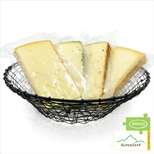 WÜRZIGE KÄSEBOX | 4 würzige Heumilch Käsesorten zum Kennenlernen 2 WÜRZIGE KÄSEBOX | 4 würzige Heumilch Käsesorten zum Kennenlernen