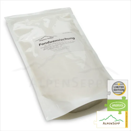Weihnachtsmarkt Genussbox 2025 | für eine genussvolle Adventsparty mit Raclette, Käsefondue und weiteren Genussideen 10 KÄSEFONDUE | PREMIUM Qualität - 100% frei von Geschmacksverstärkern | Käse Fertiggericht Spezialität im Beutel - aromatisch + würzige Genuss Garantie | 500 Gramm