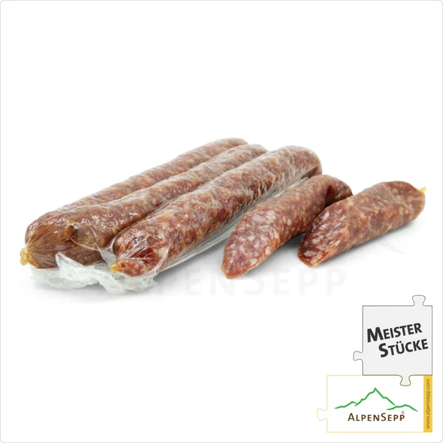 KAMINWURZ Classic | geräucherte Rohwurst | würzige PREMIUM Wurst | 3 Stück