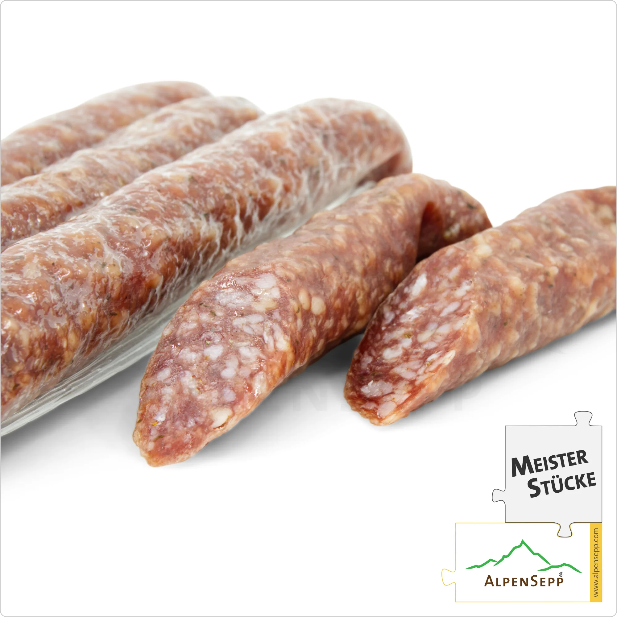 KAMINWURZ Classic | geräucherte Rohwurst | würzige PREMIUM Wurst | 3 Stück