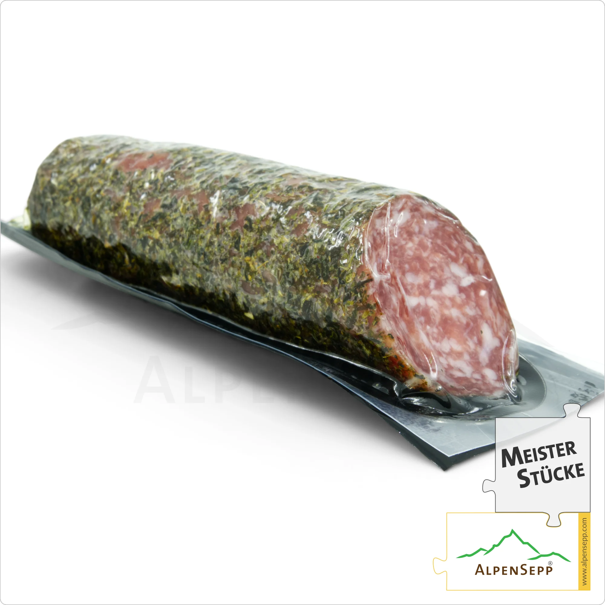 KRÄUTERSALAMI | Delikat-Aromatische Salami mit Kräutern aus Schweinefleisch | PREMIUM Wurstsorte |1 Stange