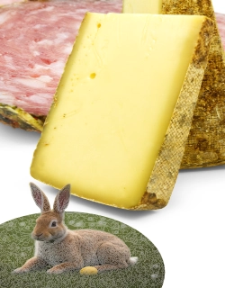 OSTERNEST | Genussbox für Ostern 2025 mit Alpenkäse und Meisterstücke Wurst für den Osterbrunch | mit 10% Preisvorteil