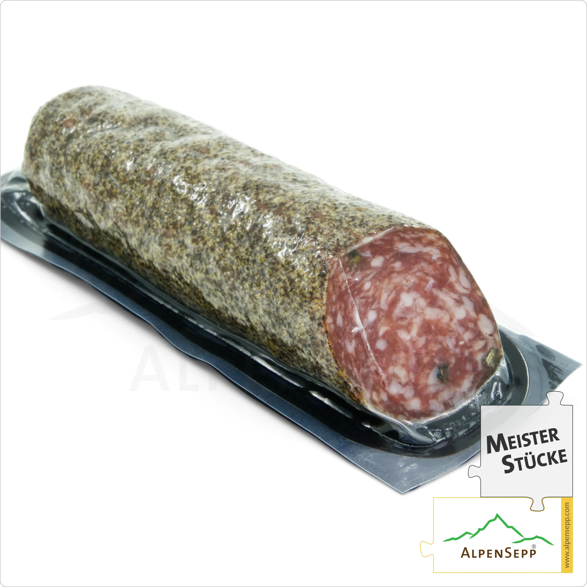 PFEFFERSALAMI | Delikat-aromatische Salami aus Schweinefleisch | PREMIUM Wurstsorte | 1 Stange