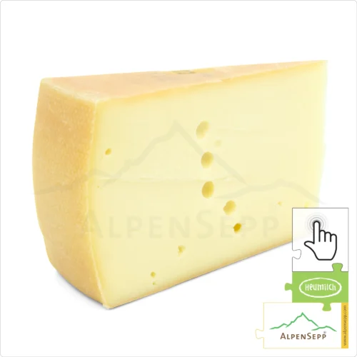 RAHMKÄSE, 200 Gramm Käse aus Heumilch - laktosefrei | Käse direkt aus dem Käsekeller | 1-Klick Sofortkauf 12 Rahmkäse Sofortkauf - milder Käse | laktosefreier Schnittkäse aus Heumilch