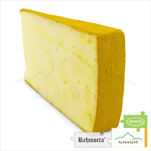 KÄSE REHMOCTA® » Ähle « | Laktosefreie Heumilch Käsesorte mit STAY SPICED! Gewürzmischung und feinem Zimt affiniert | 100% Herrliche Genuss Garantie 9 Käse REHMOCTA® » Ähle « | Laktosefreier Schnittkäse mit STAY SPICED! Gewürzmischung + Zimt affiniert