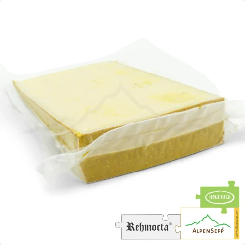 KÄSE REHMOCTA® » Ähle « | Laktosefreie Heumilch Käsesorte mit STAY SPICED! Gewürzmischung und feinem Zimt affiniert | 100% Herrliche Genuss Garantie 12 Käse REHMOCTA® » Ähle « | Laktosefreier Heumilch Schnittkäse mit STAY SPICED! Gewürzmischung + Zimt affiniert