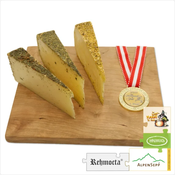 GOLDMEDAILLE KÄSEBOX vom Rehmer Sennhus | 5 verschiedene Käse | Wir feiern mit Ihnen! 8 GOLDMEDAILLE KÄSEBOX vom Rehmer Sennhus | 5 verschiedene Käse | Wir feiern mit Ihnen!