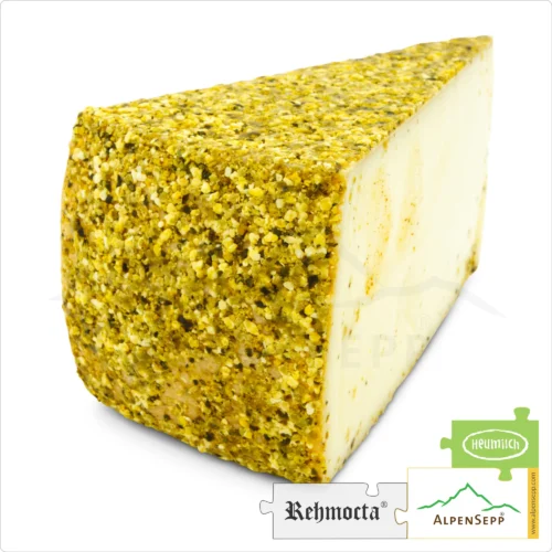 KÄSE REHMOCTA® » Merboth « | Affinierter, laktosefreier Schnittkäse direkt aus dem Käsekeller | zart schmelzend mit Orangenpfeffer Charakter 13 KÄSE REHMOCTA » Merboth « | Affinierte laktosefreie Schnittäse Käsesorte mit Gewürzmischung