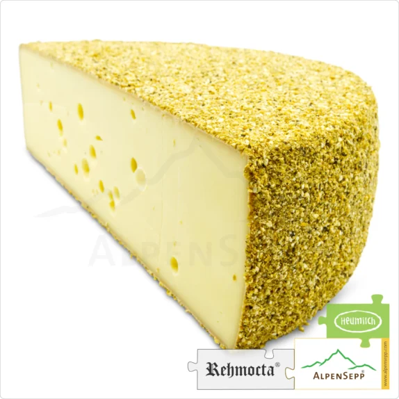 REHMOCTA® » Merboth « Käselaib | Laktosefreier Heumilch Käse | 8,1 kg Käserad 7 KÄSELAIB REHMOCTA » Merboth « | Affinierte laktosefreie Schnittäse Käsesorte mit Gewürzmischung