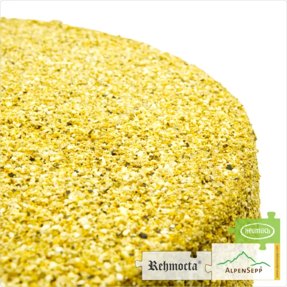 REHMOCTA® » Merboth « Käselaib | Laktosefreier Heumilch Käse | 8,1 kg Käserad 9 KÄSELAIB REHMOCTA » Merboth « | Affinierte laktosefreie Schnittäse Käsesorte mit Gewürzmischung