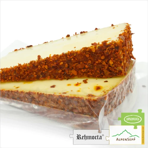 KÄSE REHMOCTA® » Peppino « | Laktosefreie Heumilch Käsesorte mit STAY SPICED! Gewürzmischung und feinem Chili affiniert | 100% Großartige Genuss Garantie 12 KÄSE REHMOCTA » Peppino « | Käsesorte mit Chili vom Gewürzprofi Stay Spiced!| Schnittkäse
