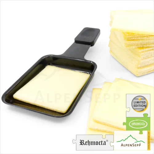 RACLETTE KÄSE Scheiben - REHMOCTA mild-würzig | 20+ Scheiben laktosefreier Schnittkäse für Grill und heißen Stein | dünn geschnitten | 500 Gramm 1 RACLETTE KÄSE - REHMOCTA mild-würzig | 20+ Scheiben laktosefreier Schnittkäse für Grill und heißen Stein | dünn geschnitten | 500 Gramm