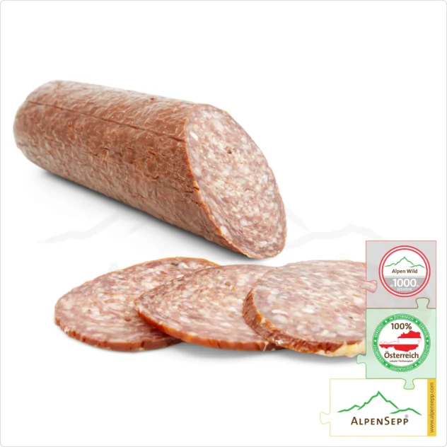 REHSALAMI | Salami Wildwurst vom Rehwild | Wurst vom heimischen Wild