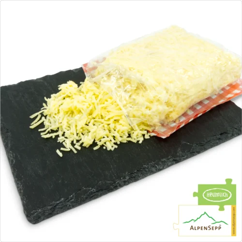 KÄSESPÄTZLE REIBKÄSE Käsemischung | DELUXE Käse Geschmack für Käsegerichte, Gratins usw. | aus 4 Laktosefreien Heumilch Käsesorten, aromatisch + würzig | 1 kg 1 REIBKÄSE Käsemischung | PREMIUM Käse Geschmack für Käsespätzle & Käsknöpfle | aus 4 Laktosefreien Heumilch Käsesorten, aromatisch + würzig