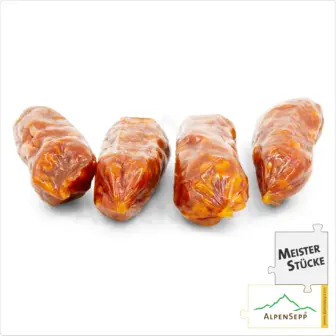 SALAMI BEISSERLE HOT | Scharfe Snack Wurst mit Chili aus Schweinefleisch | Pikante PREMIUM Wurstsorte | 4 Stück 8 SALAMI BEISSERLE HOT | Scharfe Snack Wurst mit Chili aus Schweinefleisch | Pikante PREMIUM Wurstsorte | 4 Stück