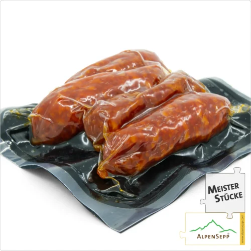 SALAMI BEISSERLE HOT | Scharfe Snack Wurst mit Chili aus Schweinefleisch | Pikante PREMIUM Wurstsorte | 4 Stück 9 SALAMI BEISSERLE HOT | Scharfe Snack Wurst mit Chili aus Schweinefleisch | Pikante PREMIUM Wurstsorte | 4 Stück