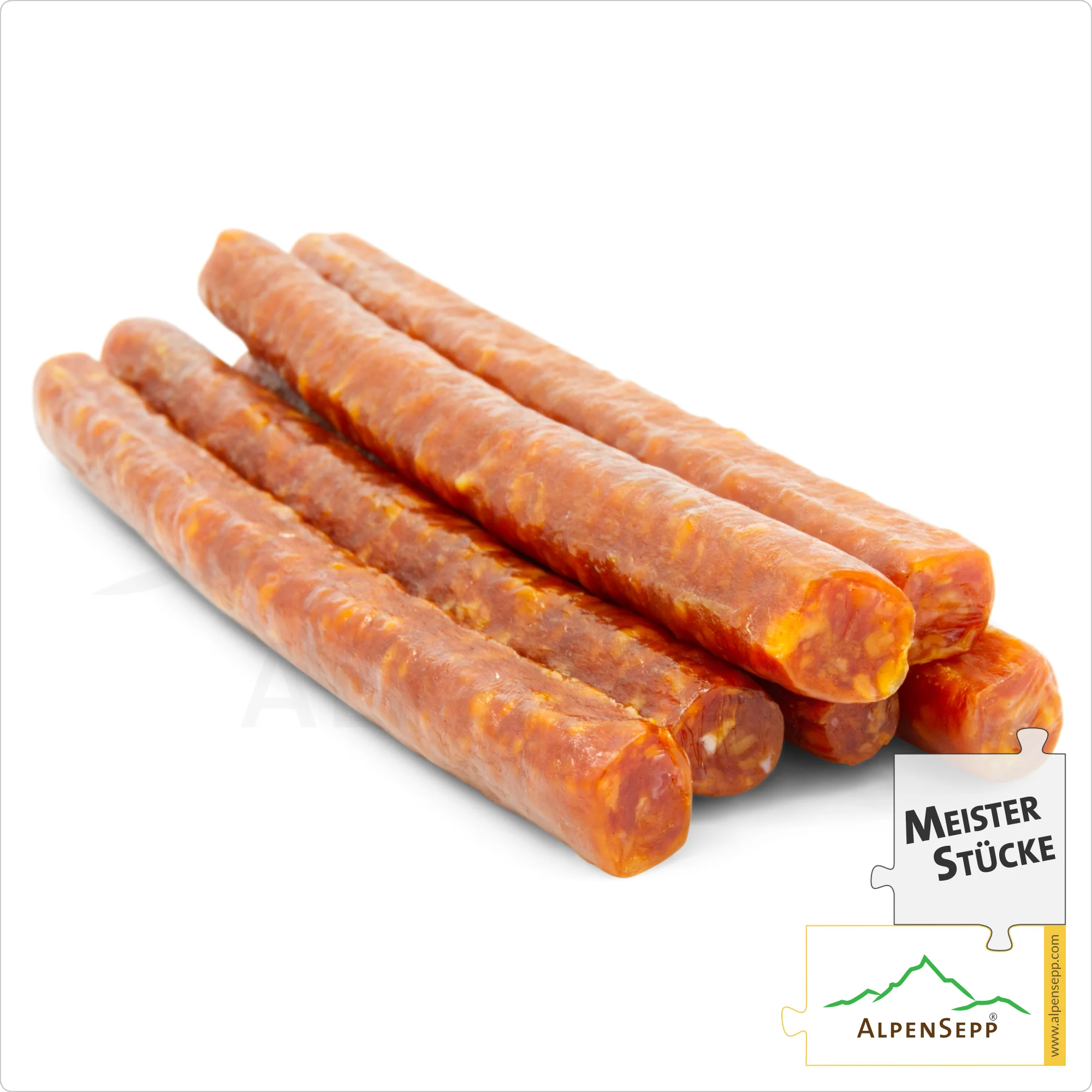 SALAMI STICKS | Pikante Mini Salami Wurst aus Schweinefleisch | PREMIUM Wurstsorte | 6 Stück