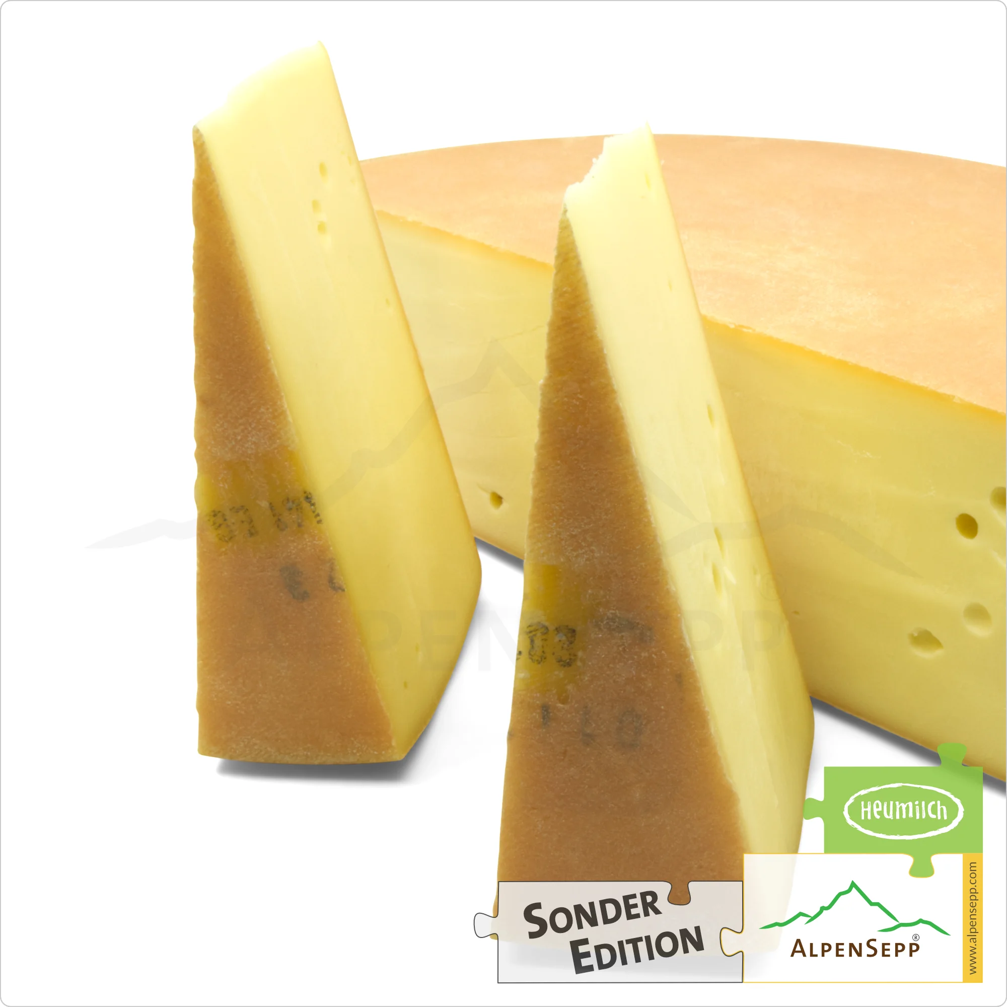 ALPENKÄSE Sonderedition » ALPENSEPP « | Laktosefreier DELUXE Heumilch Käse direkt aus dem Käsekeller | 100% mild-pikante Genuss Garantie