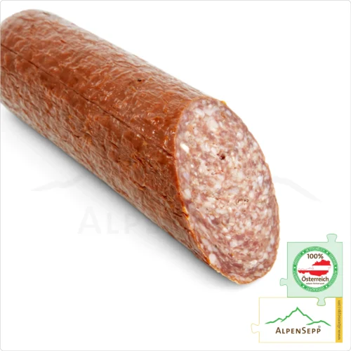 WILDSCHWEINSALAMI | Salami Wildwurst vom Schwarzwild | PREMIUM Wurst vom heimischen Wild - 1 Stange 8 WILDSCHWEINSALAMI | Salami Wildwurst von Schwarzwild | Wurst vom Wild