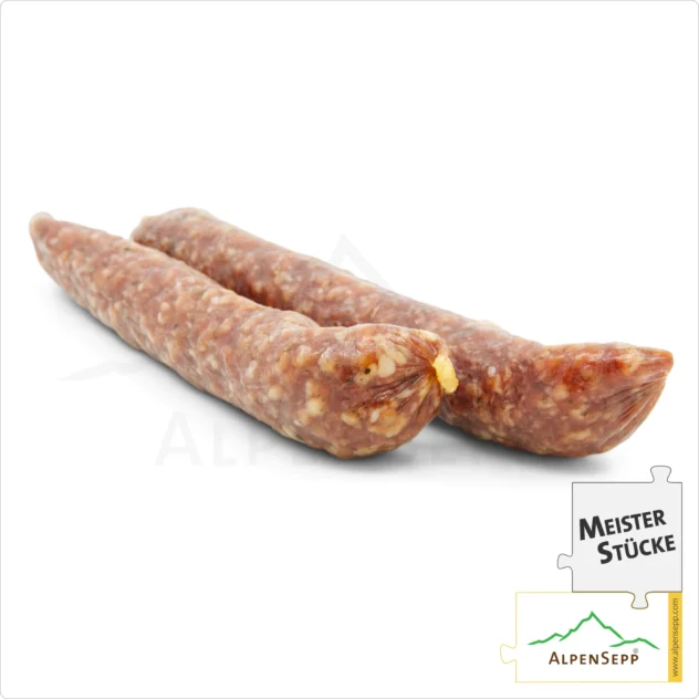 ZIRBENWURZEN | geräucherte Kaminwurzen mit Zirben | delikat-würzige PREMIUM Wurst | 3 Stück