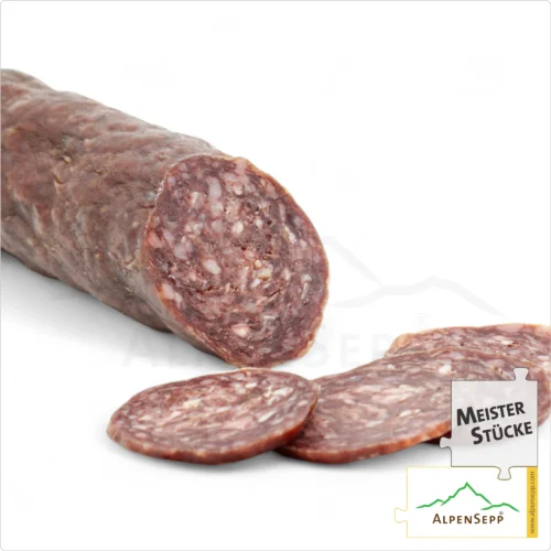 RINDSSALAMI | Würzige Salami aus 100% Rindfleisch | PREMIUM Wurstsorte | 1 Stange 12 RINDSSALAMI | Würzige Salami aus 100% Rindfleisch | PREMIUM Wurstsorte | 1 Stange