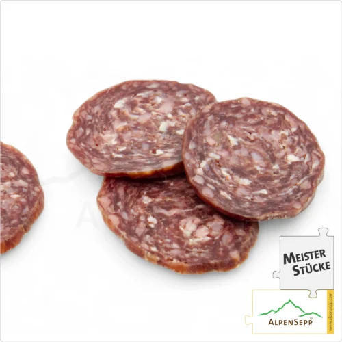 RINDSSALAMI | Würzige Salami aus 100% Rindfleisch | PREMIUM Wurstsorte | 1 Stange 9 RINDSSALAMI | Würzige Salami aus 100% Rindfleisch | PREMIUM Wurstsorte | 1 Stange