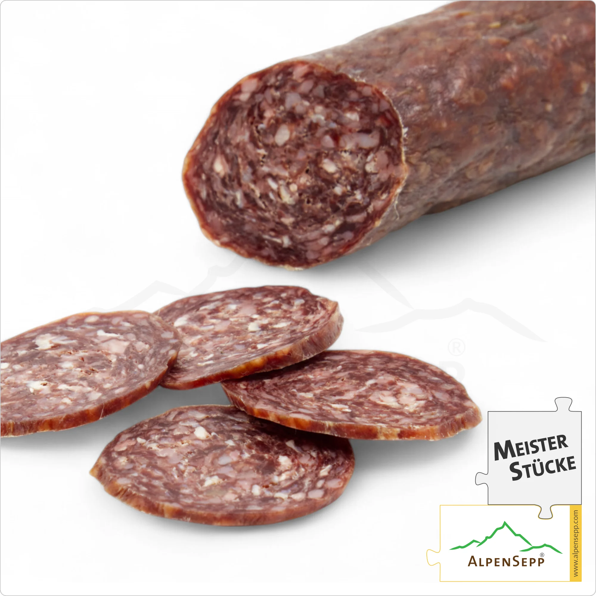 RINDSSALAMI | Würzige Salami aus 100% Rindfleisch | PREMIUM Wurstsorte | 1 Stange