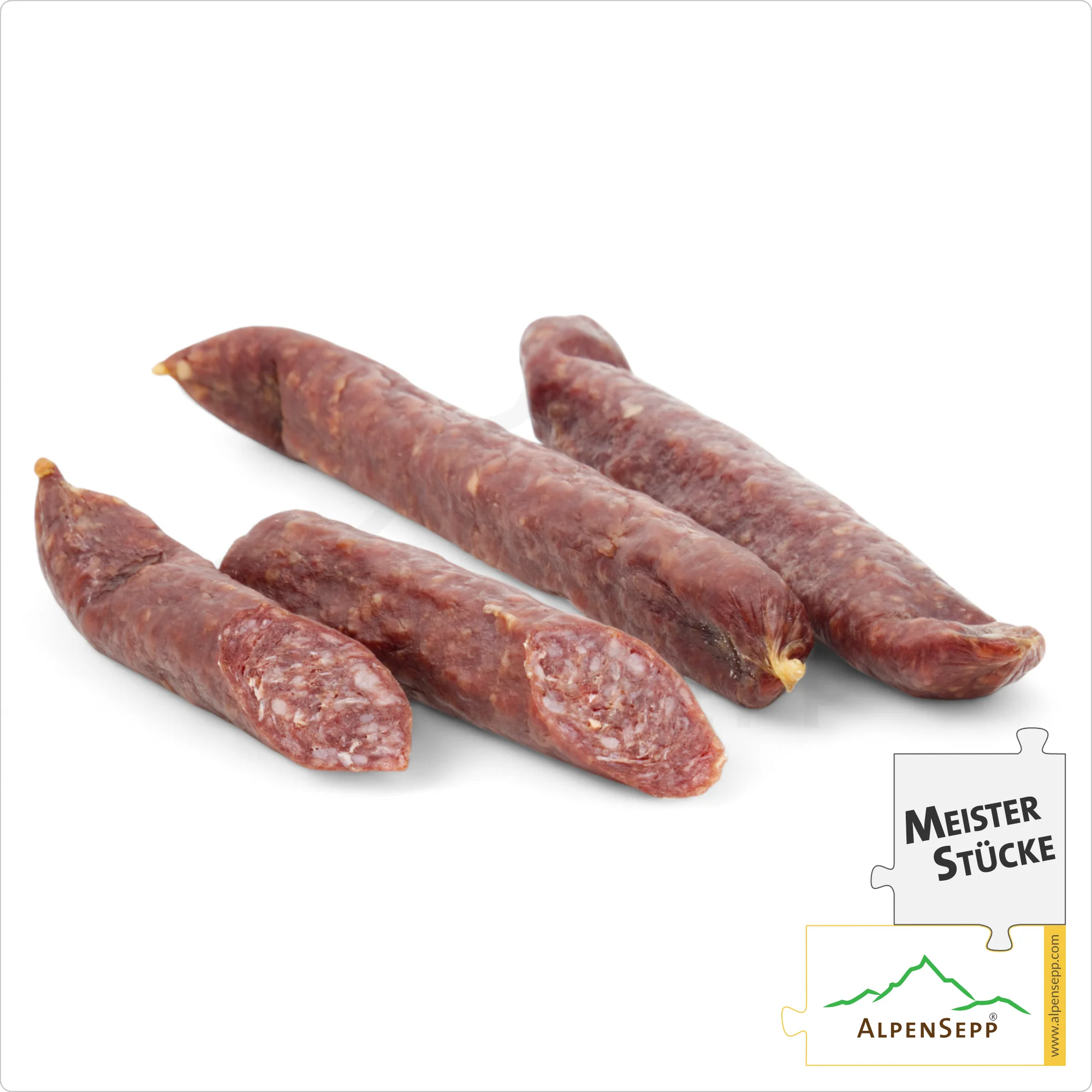 RINDSWURZEN | geräucherte Kaminwurz aus 100% Rindfleisch | mild-würzige PREMIUM Wurst | 3 Stück