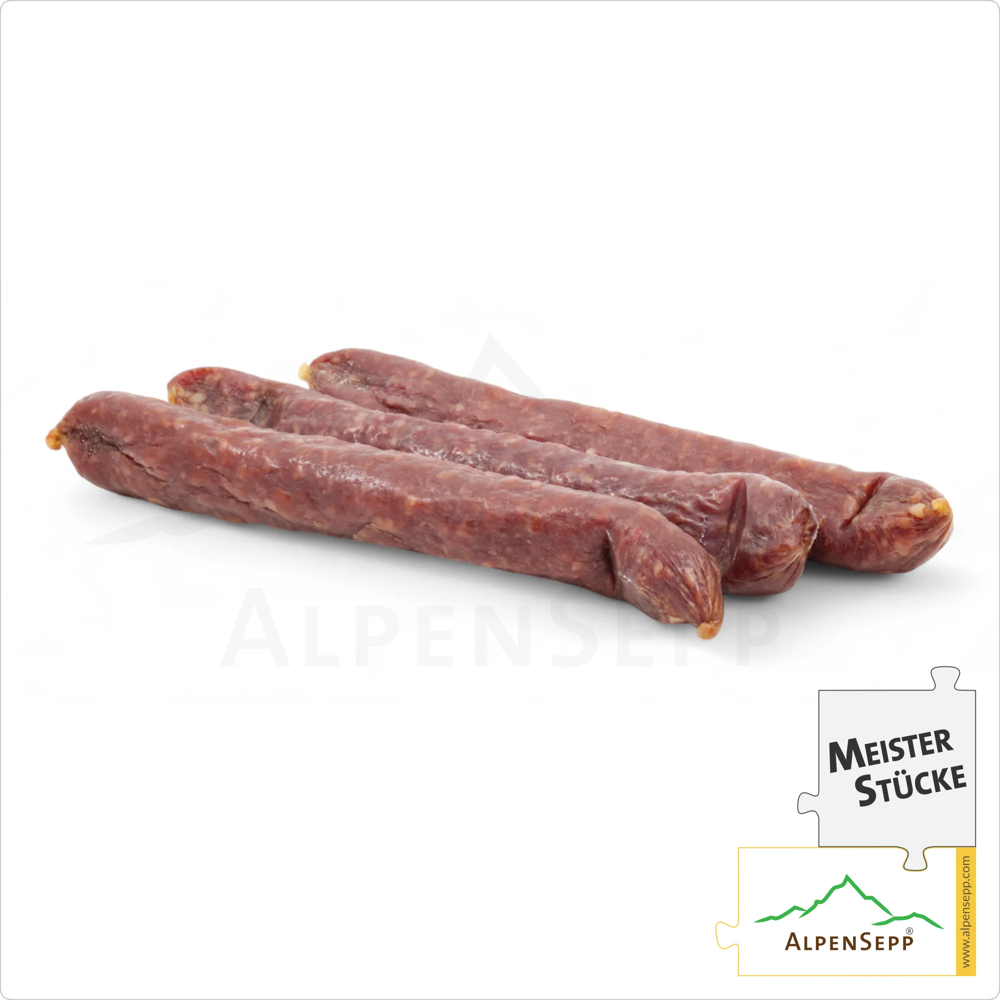 RINDSWURZEN | geräucherte Kaminwurz aus 100% Rindfleisch | mild-würzige PREMIUM Wurst | 3 Stück