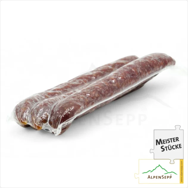 RINDSWURZEN | geräucherte Kaminwurz aus 100% Rindfleisch | mild-würzige PREMIUM Wurst | 3 Stück