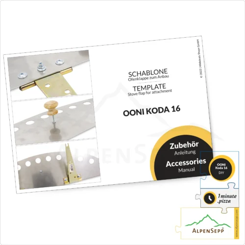 Montageset für die OONI Koda 16 Klappe inkl. Schablone | Optimierung Aufheizzeit und Gasverbrauch | Pizza Ofen Tuning 13 Montageset für die Ooni Koda 16 Klappe | Optimierung Aufheizzeit und Gasverbrauch | Pizza Ofen Tuning